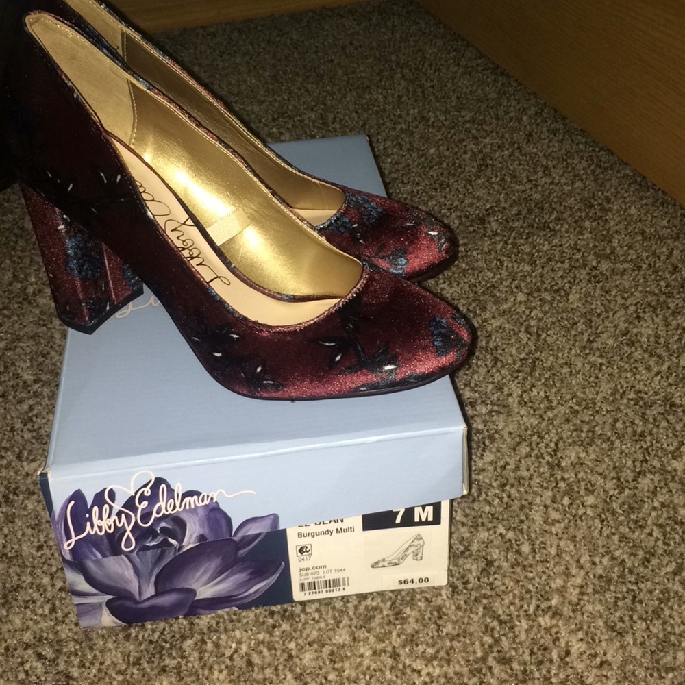 LIBBY EDELMAN heels WORN ONCE size 7